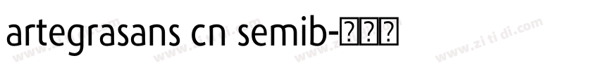artegrasans cn semib字体转换
